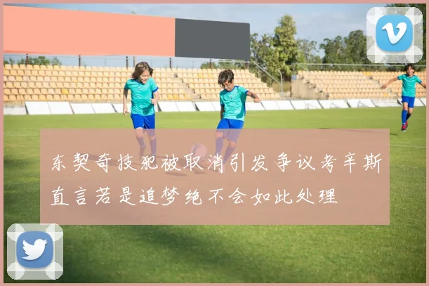 东契奇技犯被取消引发争议考辛斯直言若是追梦绝不会如此处理